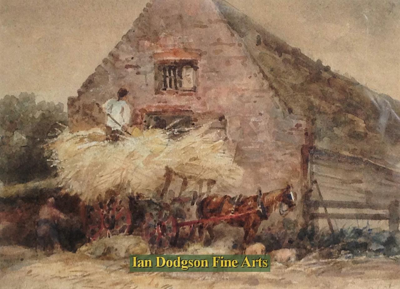The Hay Wagon by David Cox Jnr