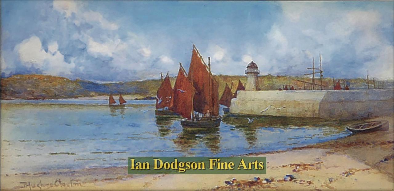 Coming into Harbour, Anglesey. by Joseph Hughes Clayton