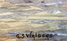 'George Stanfield Walters RSA, RA.RSW. - End of the day, Evening Sun.