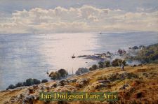 Arran, coastle scene by H Moxon Cook